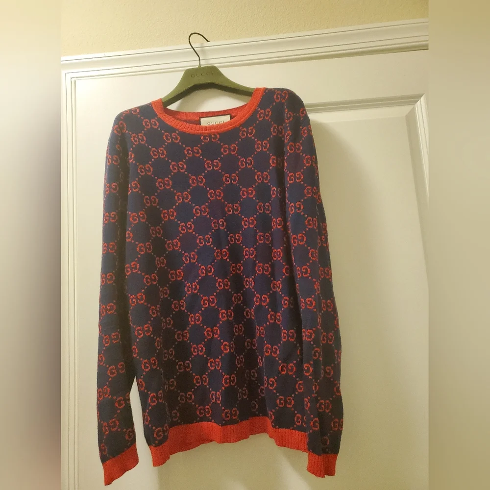 Gucci GG LOGO JACQUARD SWEATER - Picture 4 of 12